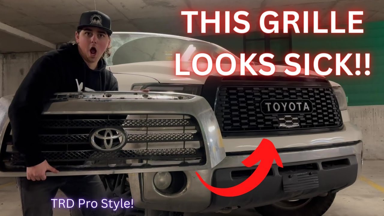 TOYOTA TUNDRA получает решетку радиатора TRD Pro!! (07-13)