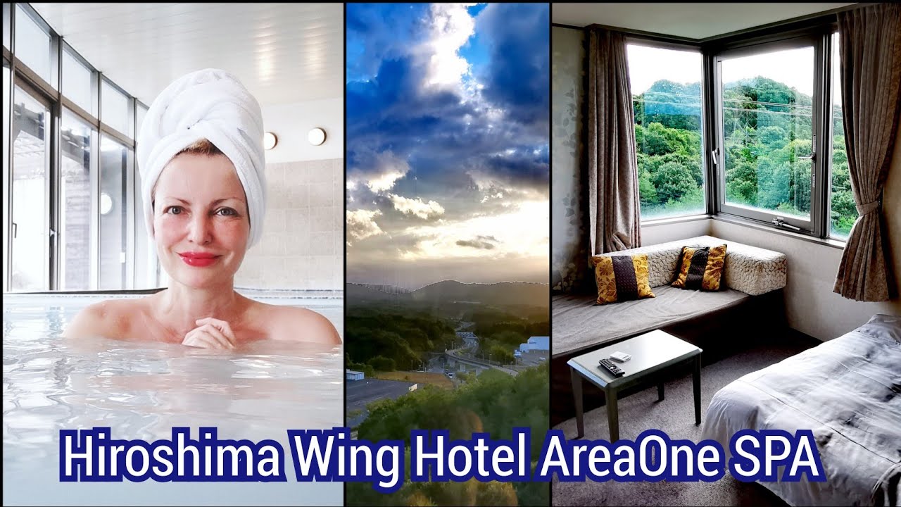 Adeyto ♨️ HIROSHIMA Wing AREAONE HOTEL Hot Spring Shion SPA Airport & Rabbit Island access 兎の島 大久野島