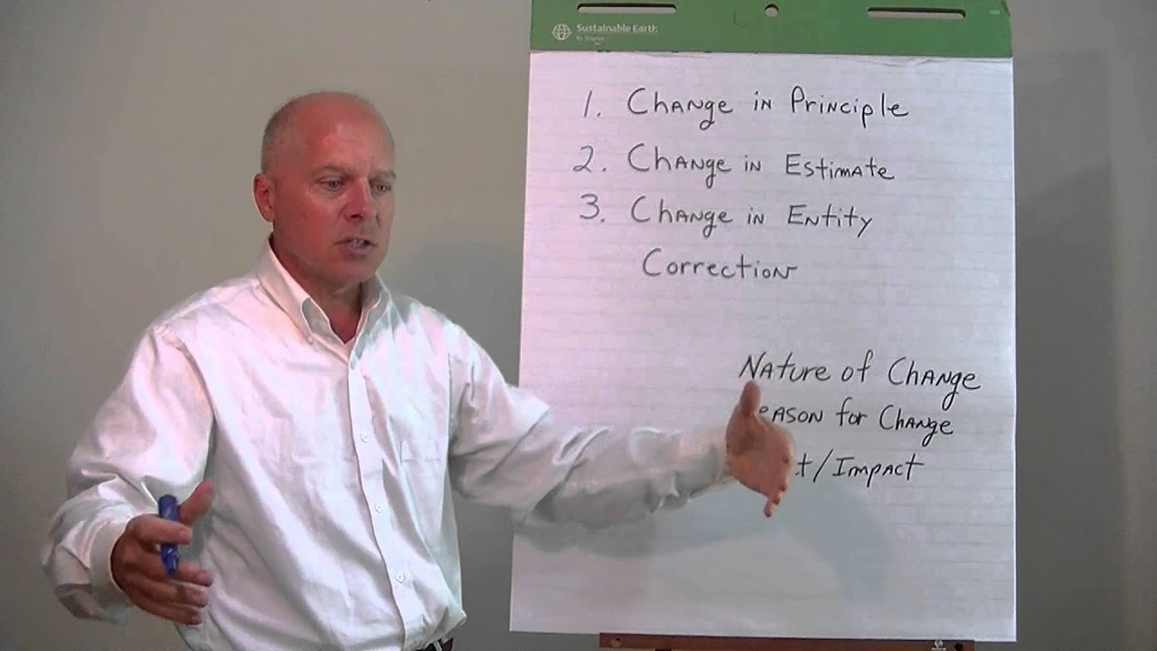 Accounting for Changes (Lesson 1 of 2)