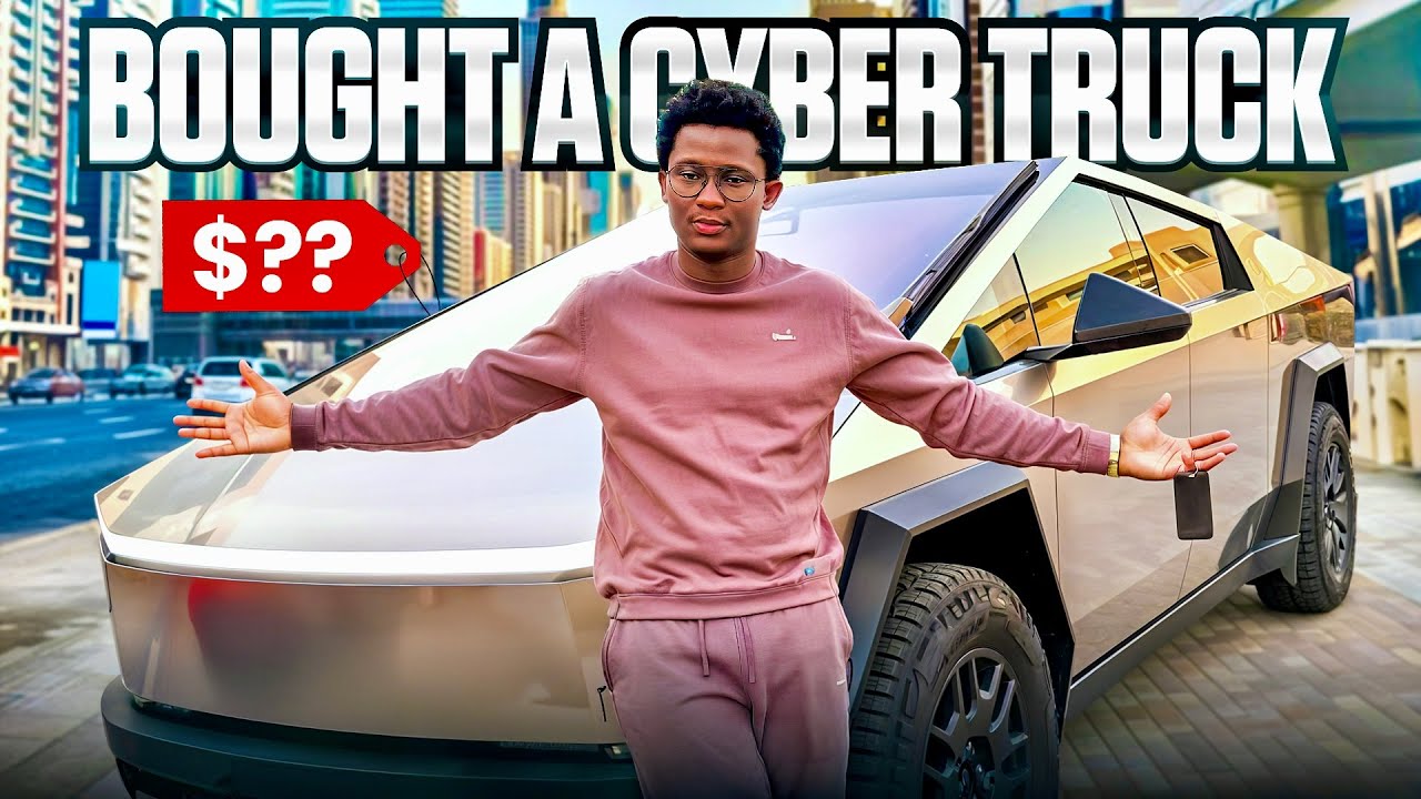Я купил себе самый ожидаемый Tesla Cybertruck в Дубае (первый африканский трейдер — нулевой пробег)