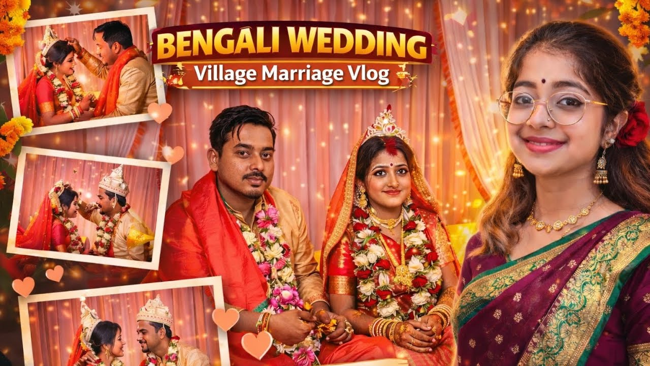 Bengali Wedding Village Marriage Vlog | Traditional Rituals, Emotions & Wedding Moments ❤️