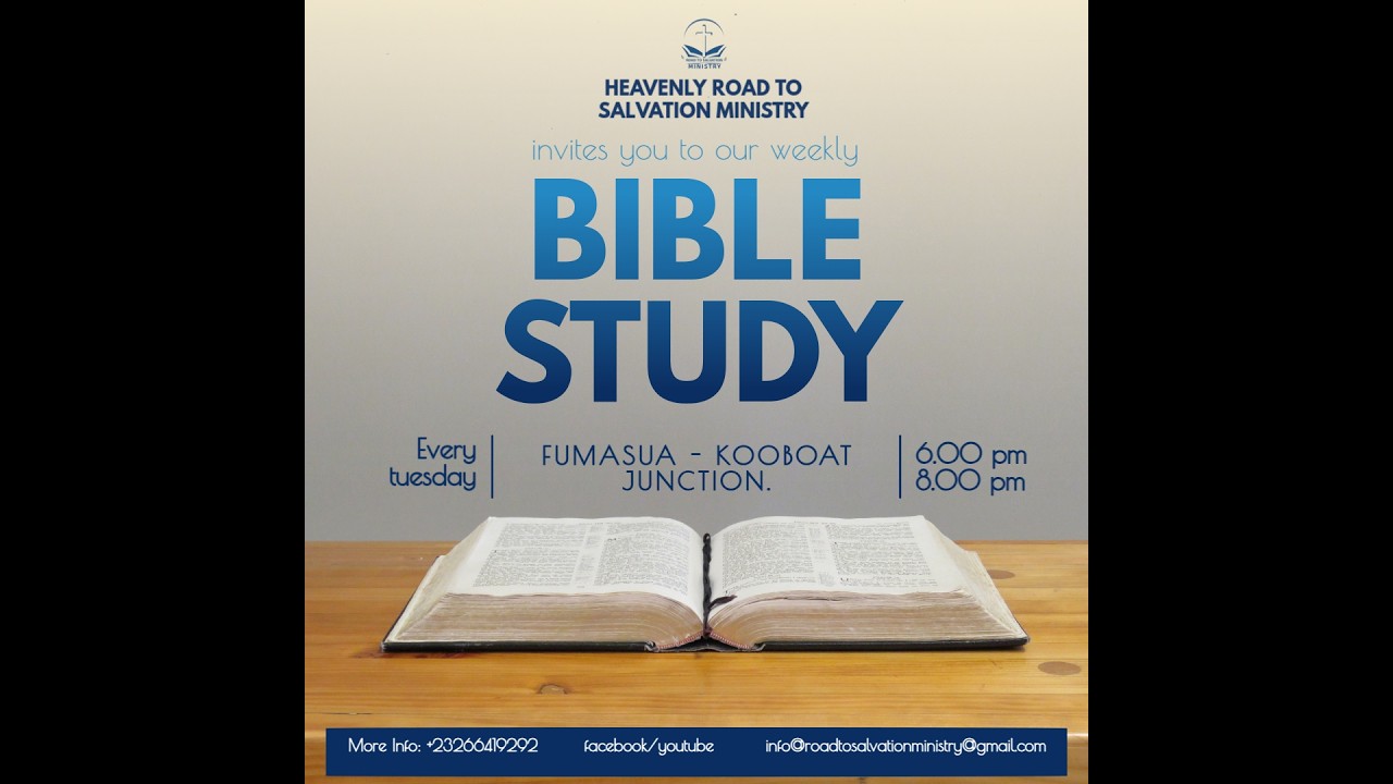 TUESDAY BIBLE STUDIES
