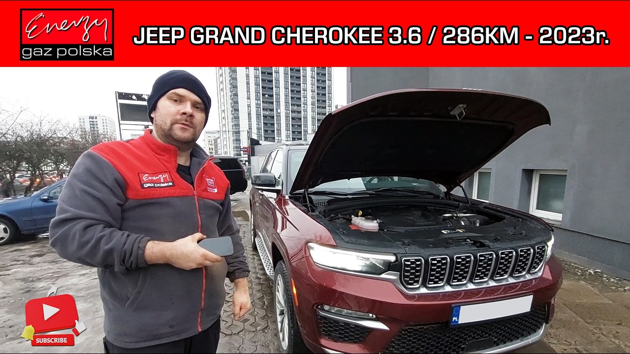 MONTAŻ LPG JEEP GRAND CHEROKEE 3.6 286KM 2023R NA GAZ BRC W ENERGY GAZ POLSKA