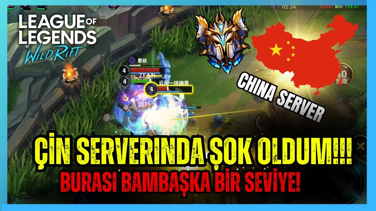 Çin Serverında Takımım Beni Şaşırttı! Sonuç İnanılmaz!