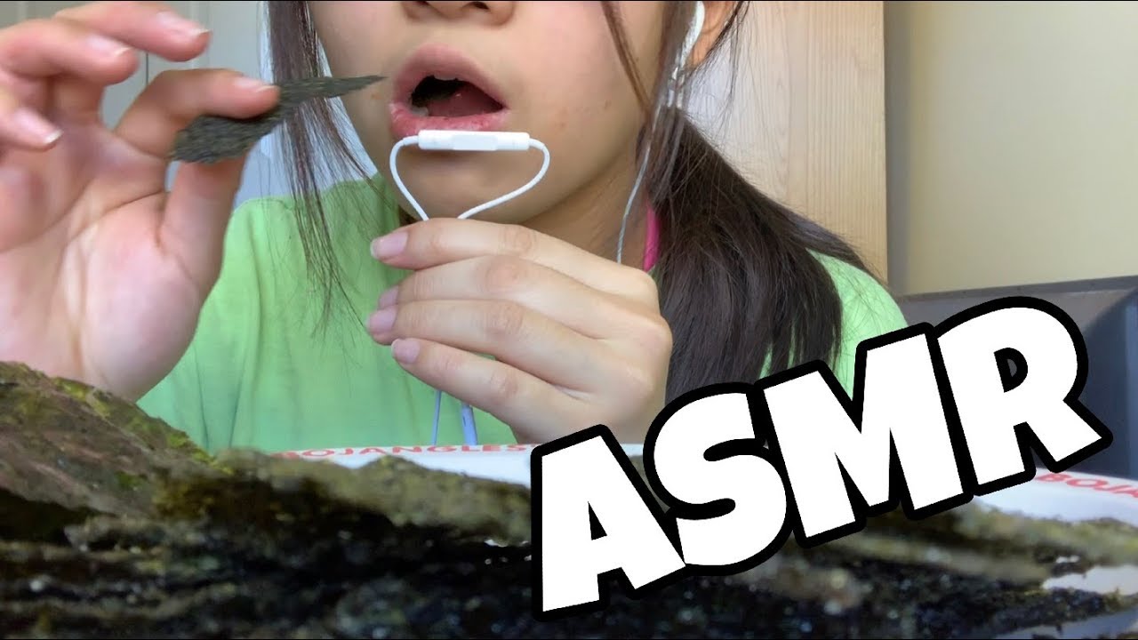 ASMR ROASTED SEAWEED SNACKS MUKBANG | CRUNCHY EATING SOUNDS | NO TALKING | Stella Luna Shine