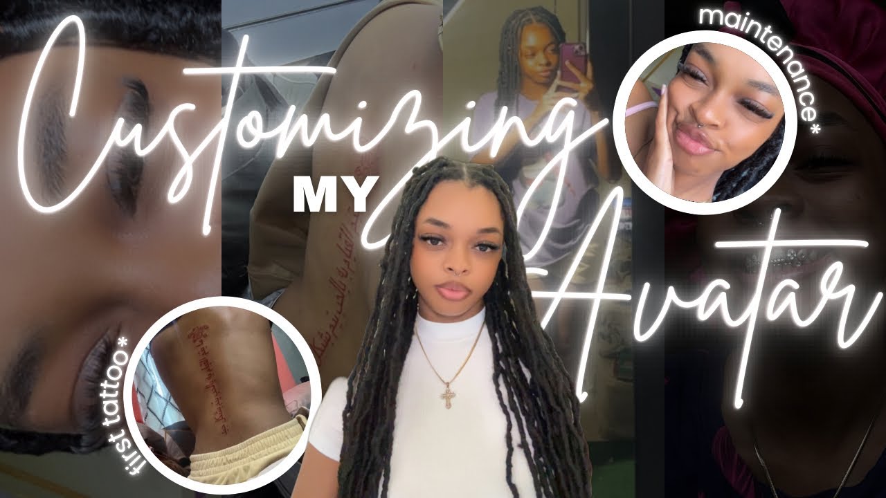 Customizing My Avatar | vlog | maintenance + body mod 🫧 