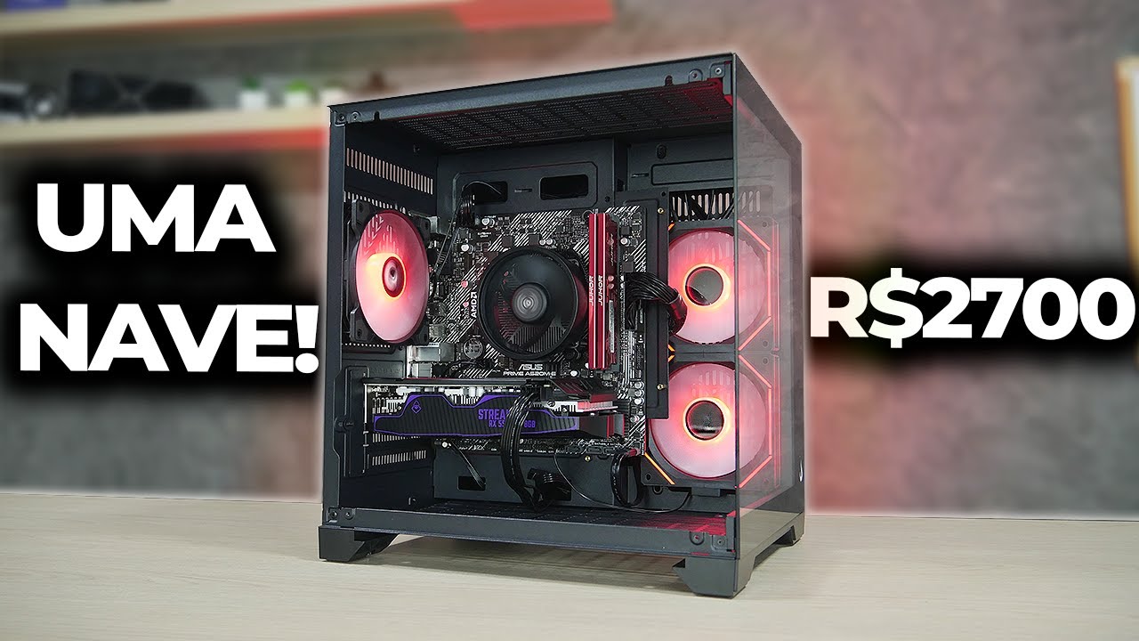 PC GAMER DE R$2700 QUE RECOMENDO HOJE PRA JOGOS! (MONTAGEM E TESTES 2025)