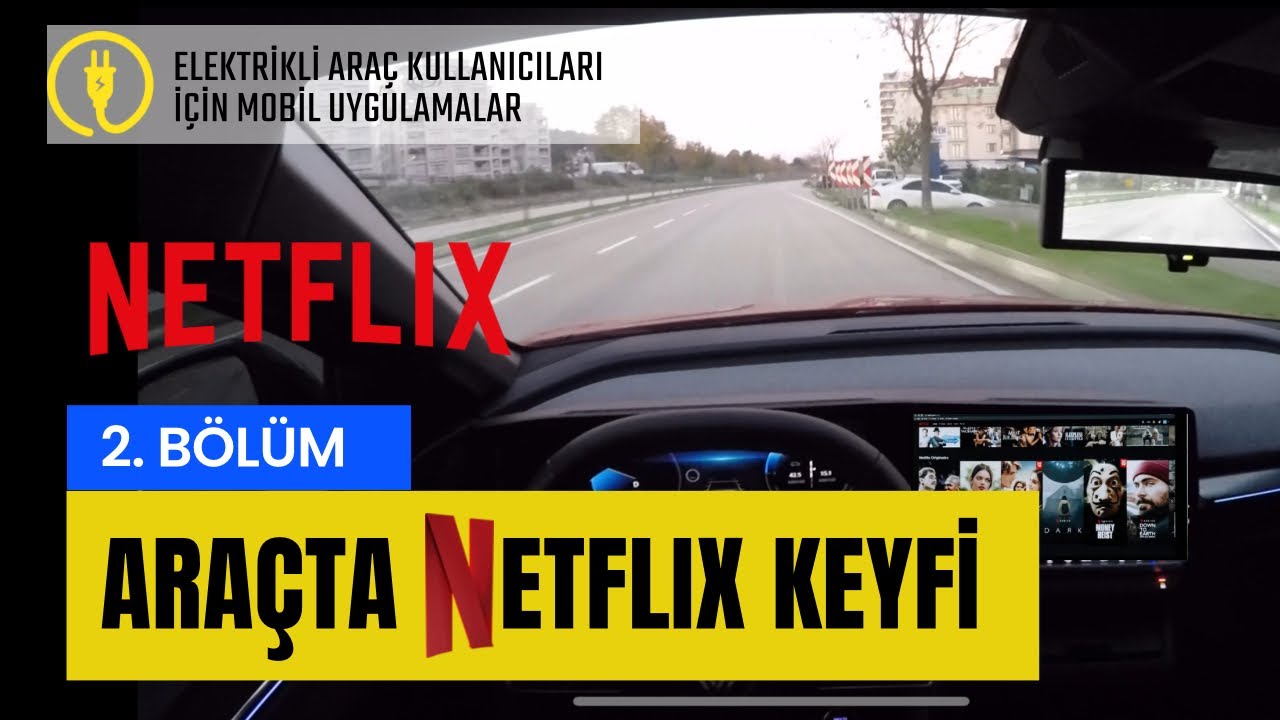 Elektrikli Megane ETech Araçta Netflix Keyfi