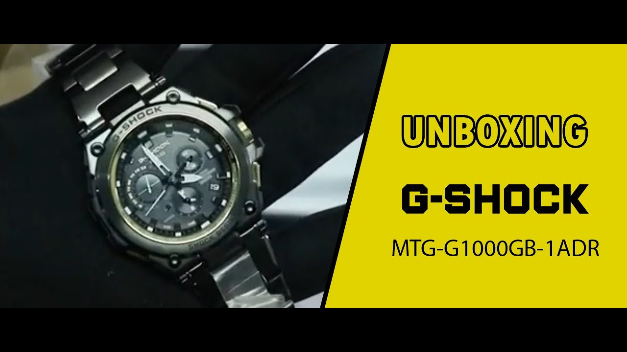 JAM TANGAN CASIO G-SHOCK MTG G1000GB 1ADR  / MTG-G1000GB-1ADR UNBOXING - GROSIRJAMTANGAN.COM