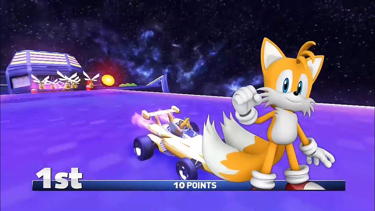 Sonic & All Stars Racing Transformed Tails in Rogue Cup (Expert)