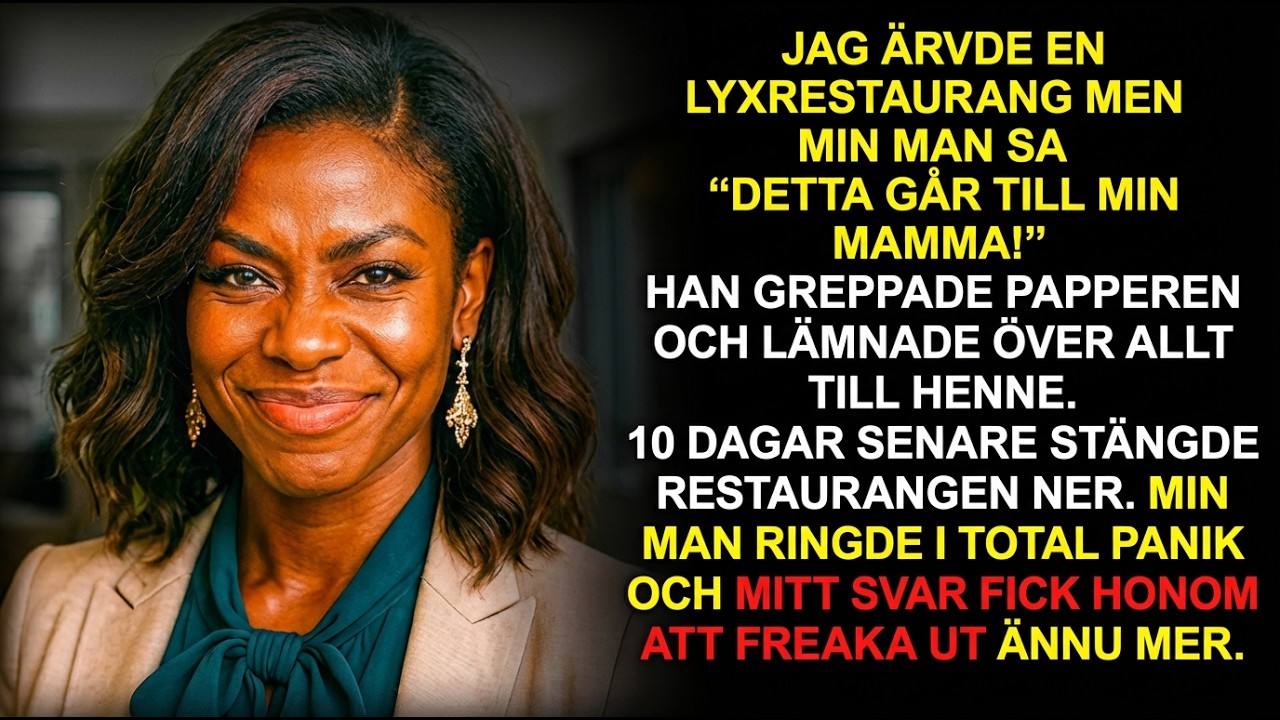 Jag köpte min drömrestaurang, men min man sa: “Min mamma förtjänar den!”