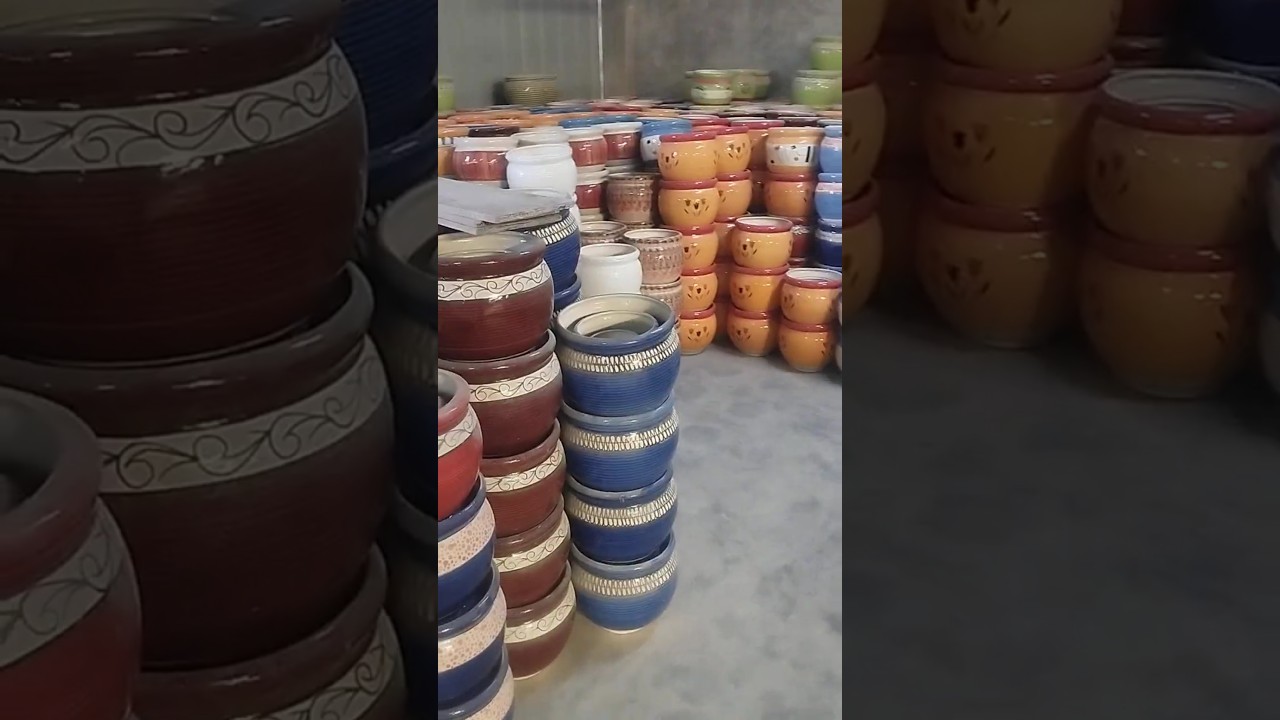 Ceramic GANDA SET MANUFACTURING IN #standardceramicindustry #homedecor #ceramicpots #ceramicware