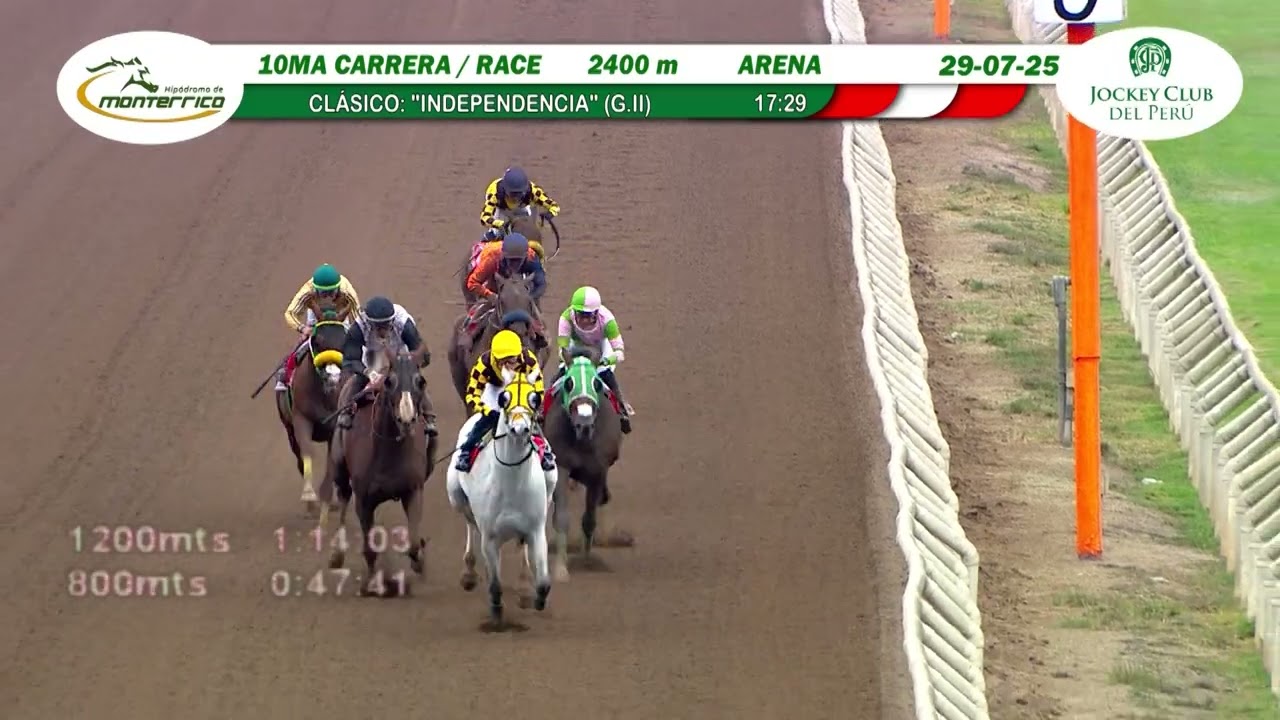 Hip&oacute;dromo Monterrico  - 10ma Carrera 29 Julio 25