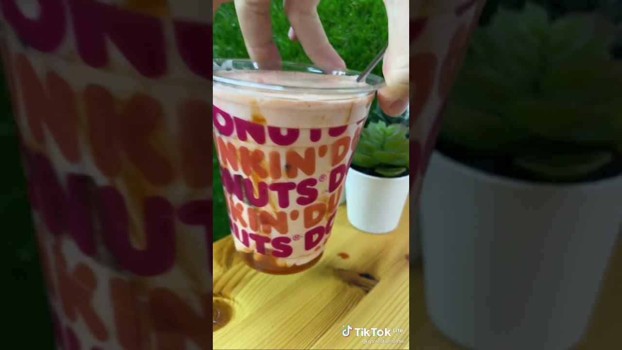 Donkins Charlie'Demilio Ice Coffee *but with slime 😳*