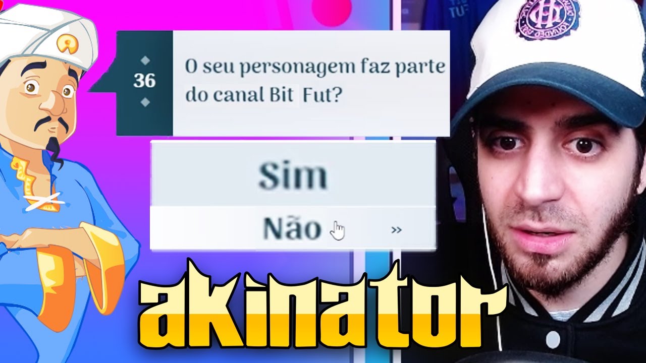 BIT FUT tenta se encontrar no AKINATOR