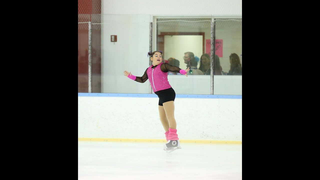 Ice Ice Baby by Vanilla Ice - Zoe Ferretti (9 years old) Music Program skating competition
