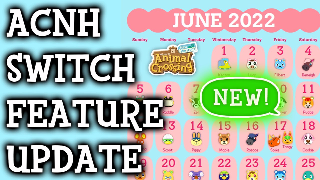 NEW Switch Feature for Animal Crossing has been UPDATED! June 2022