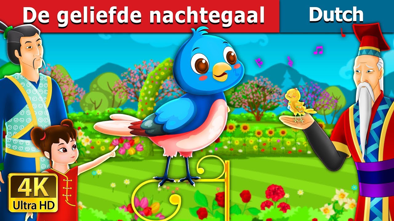 De geliefde nachtegaal | Beloved Nightingale Story  in Dutch | Dutch Fairy Tales