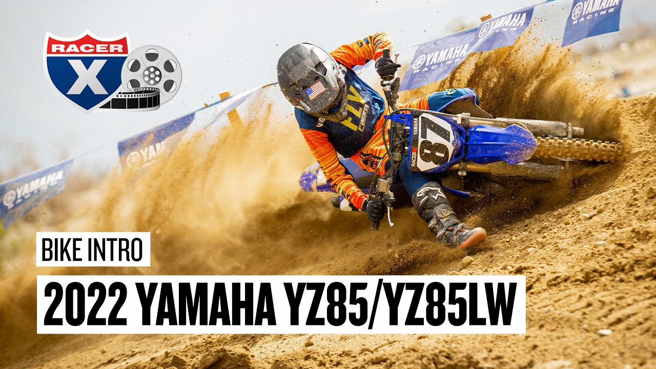 First Ride on New 2022 Yamaha YZ85 & YZ85LW (Large Wheel)