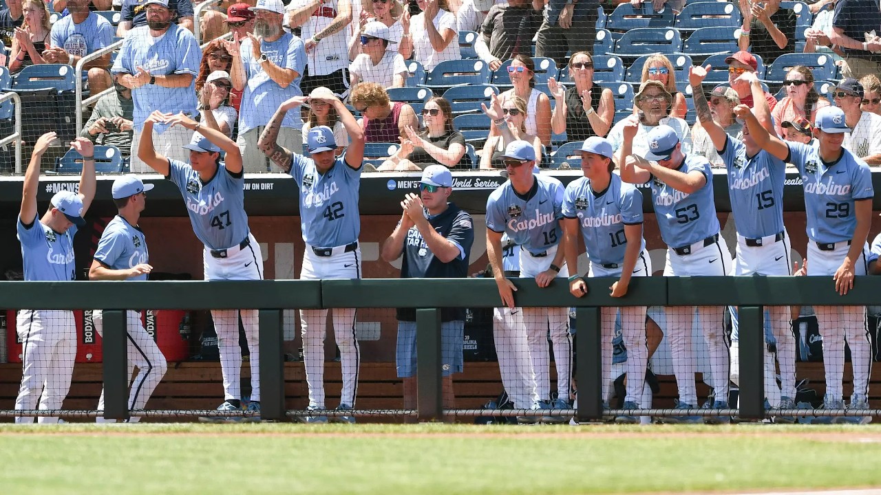 UNC Baseball: Tar Heels Advance to MCWS Championship Weekend with Win vs West Virginia, 12-7