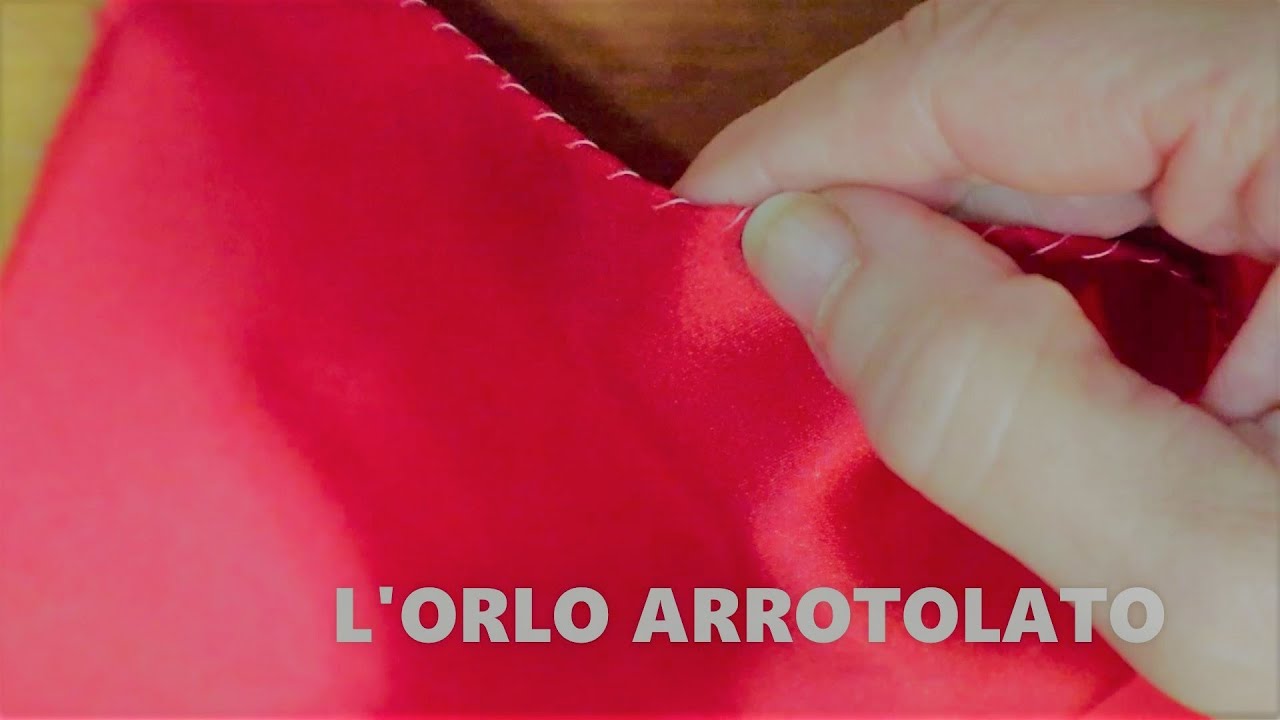 📌✂️ FARE A MANO L' ORLO ARROTOLATO PER RIFINIRE CAPI LEGGERI CON L'IMBASTITURA E' FACILE! 🧵