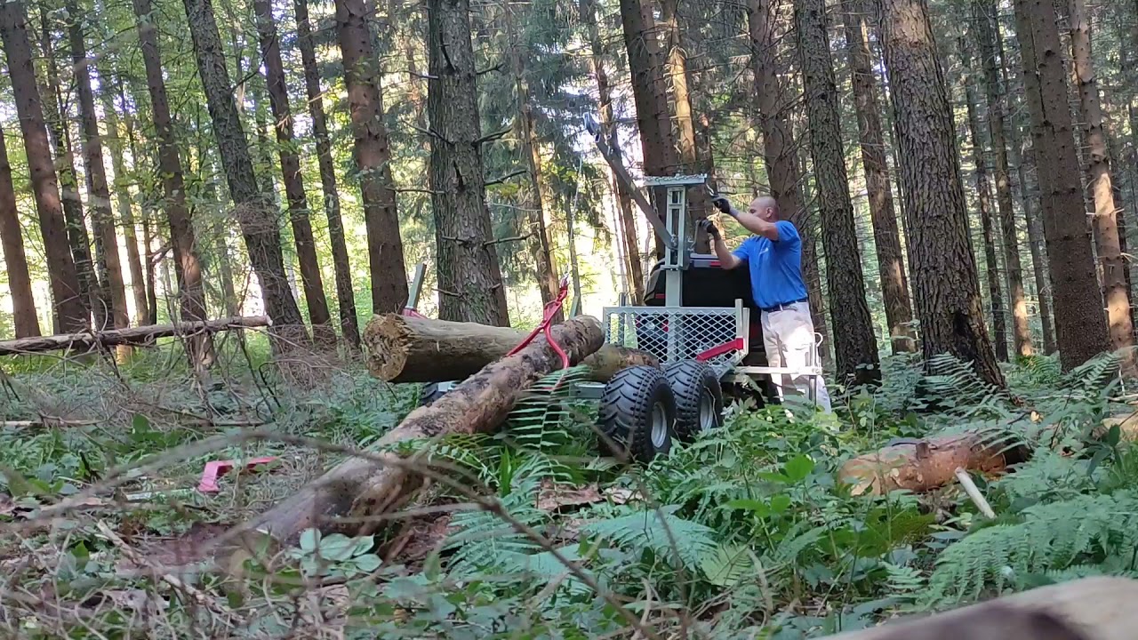 vyvážečka za čtyřkolku   hisun tactic 550