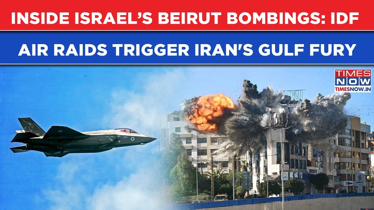 Iran's Big Attack: Watch IDF's Massive Beirut Bombings Trigger IRGC Missile Fury Against Israel