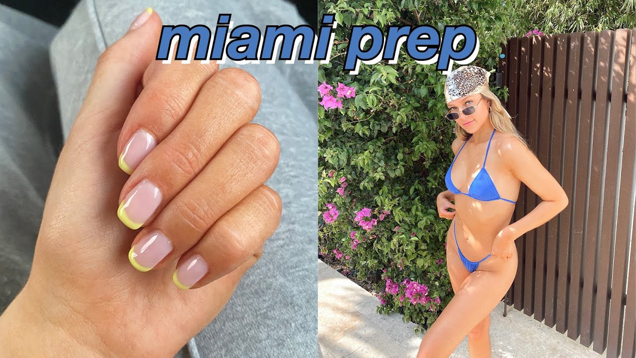 prepping for spring break: lashes, laser, nails, spray tan & packing | maddie cidlik