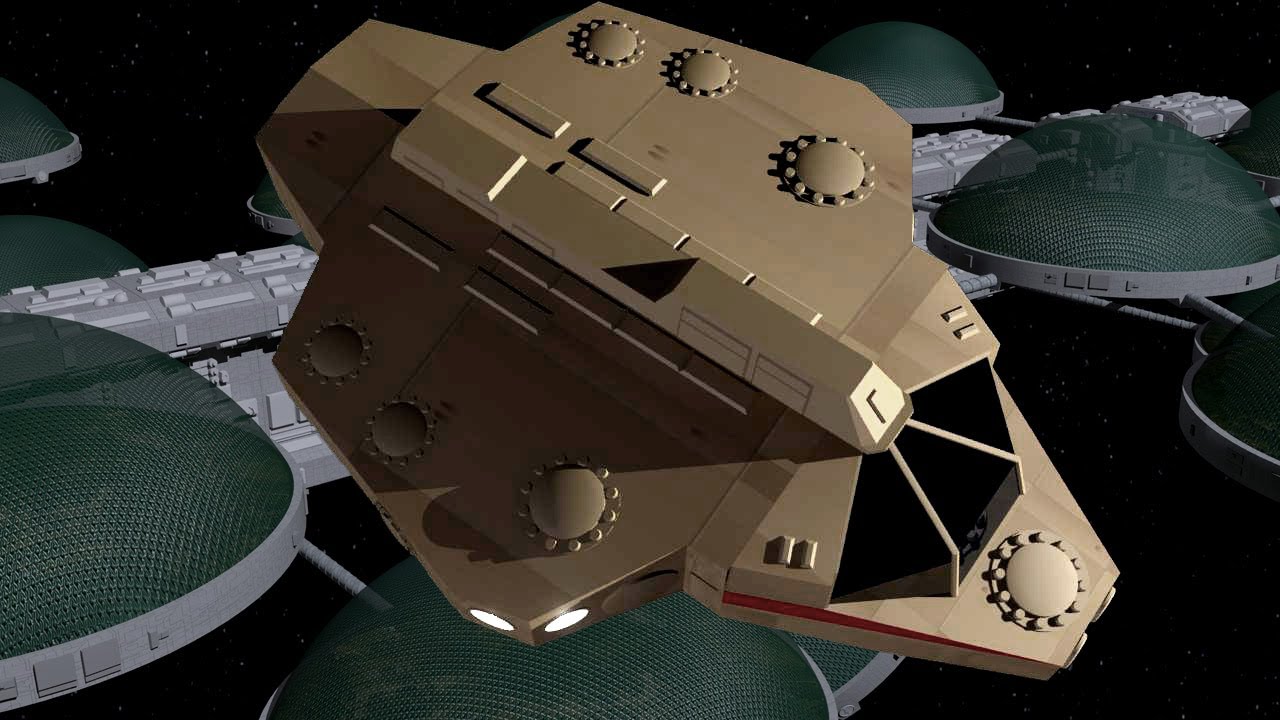 The Starlost - CGI docking sequence