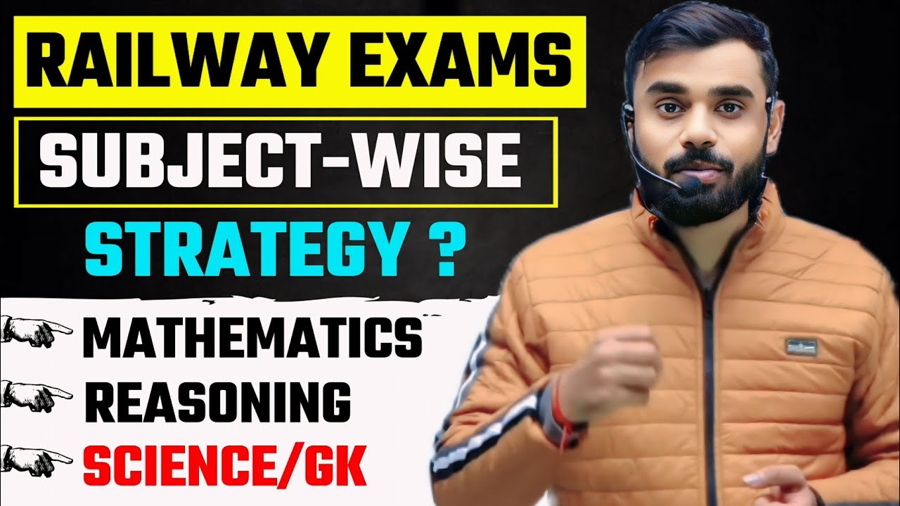 SUBJECT-WISE ✅ STRATEGY RAILWAY EXAM 🔥🔥 || BY ADITYA RANJAN SIR...#railway#strategy#motivation#viral