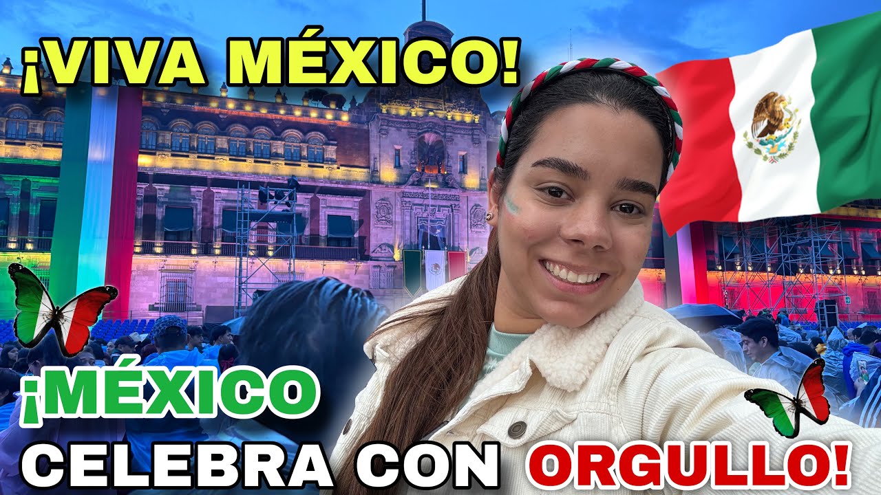 🇨🇺Cubana en el GRITO DE LA INDEPENDENCIA de MÉXICO🇲🇽LA GRANDEZA de MÉXICO es INMNESA❤️FIESTANACIONAL