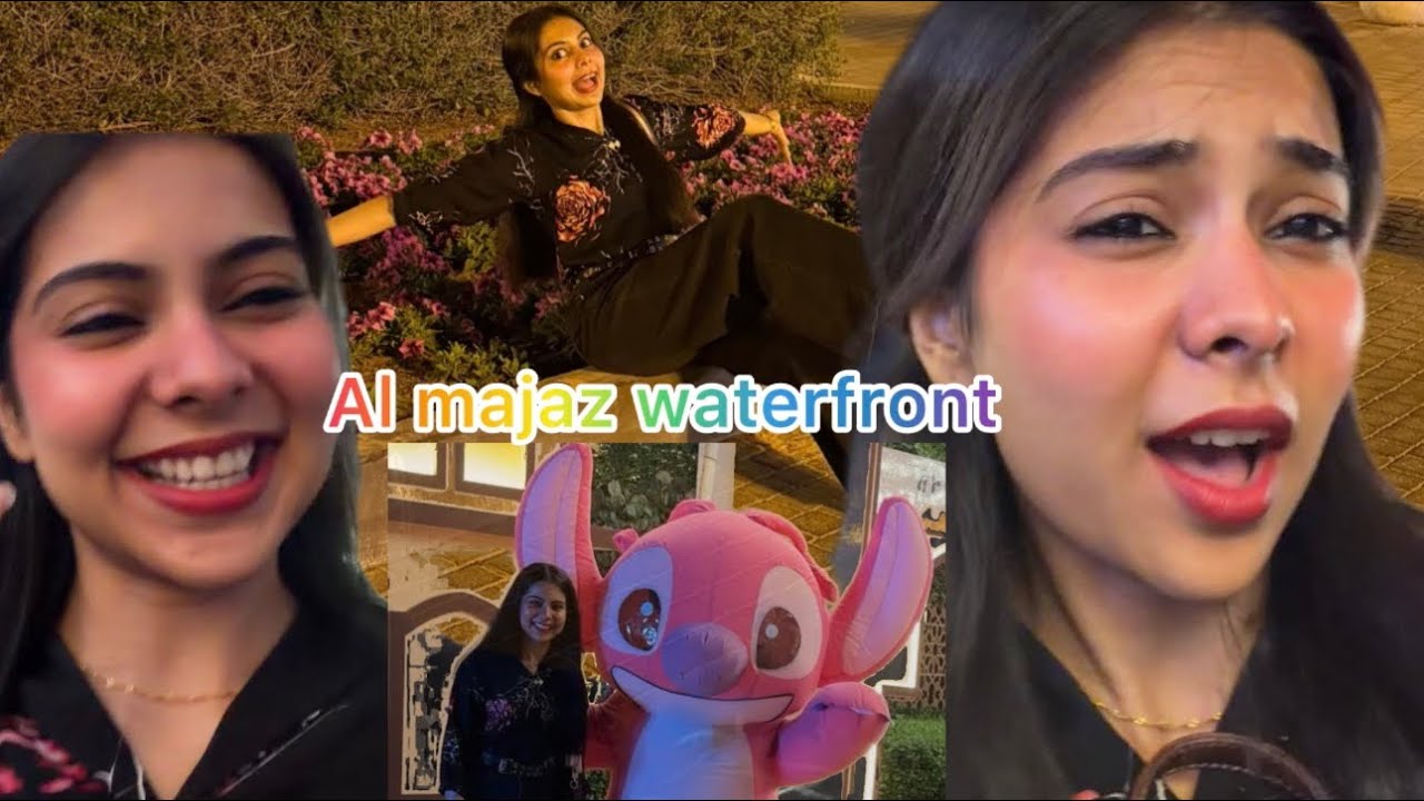 Al majaz waterfront/ delicious food/ entertainment ❤️