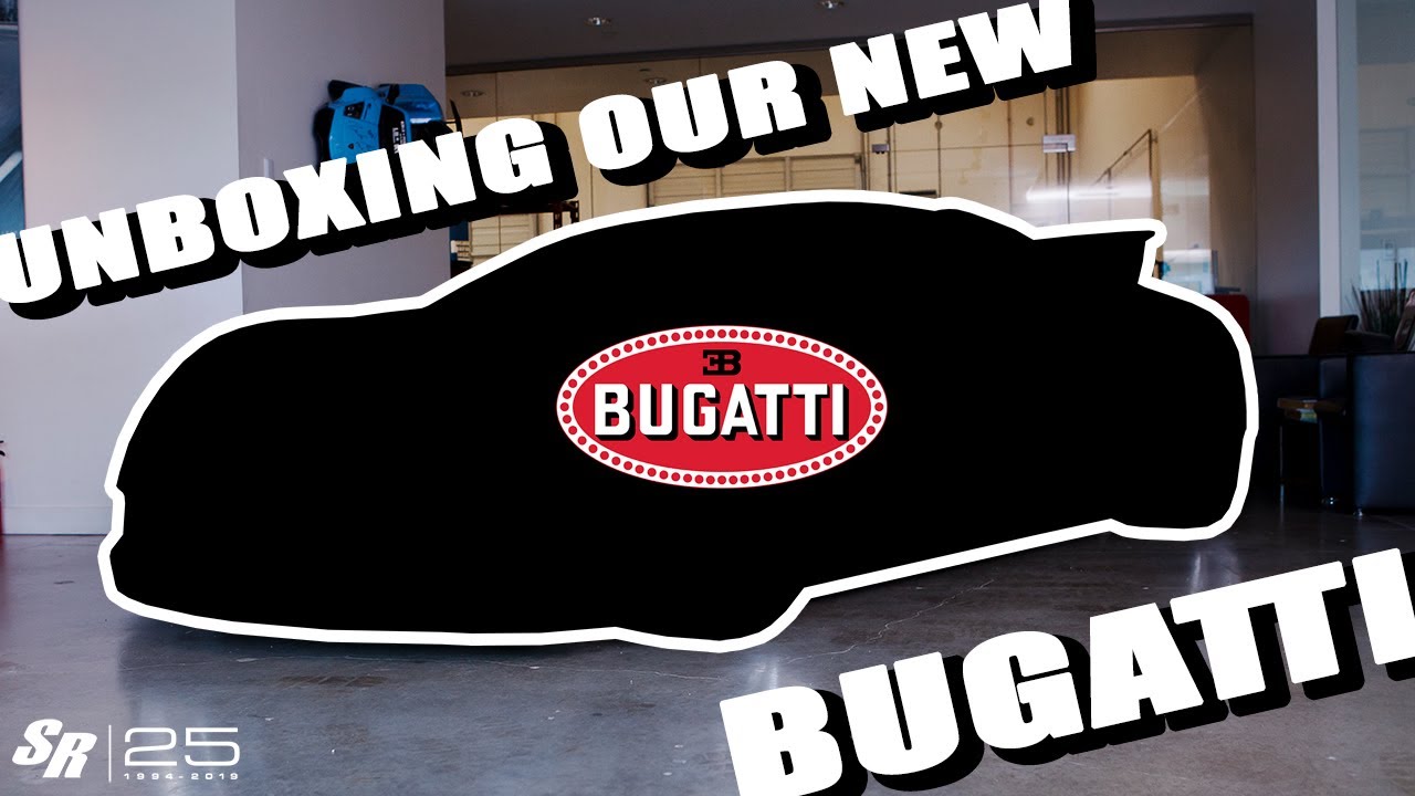 UNBOXING AND DRIVING OUR NEWEST BUGATTI AT SR AUTO GROUP!