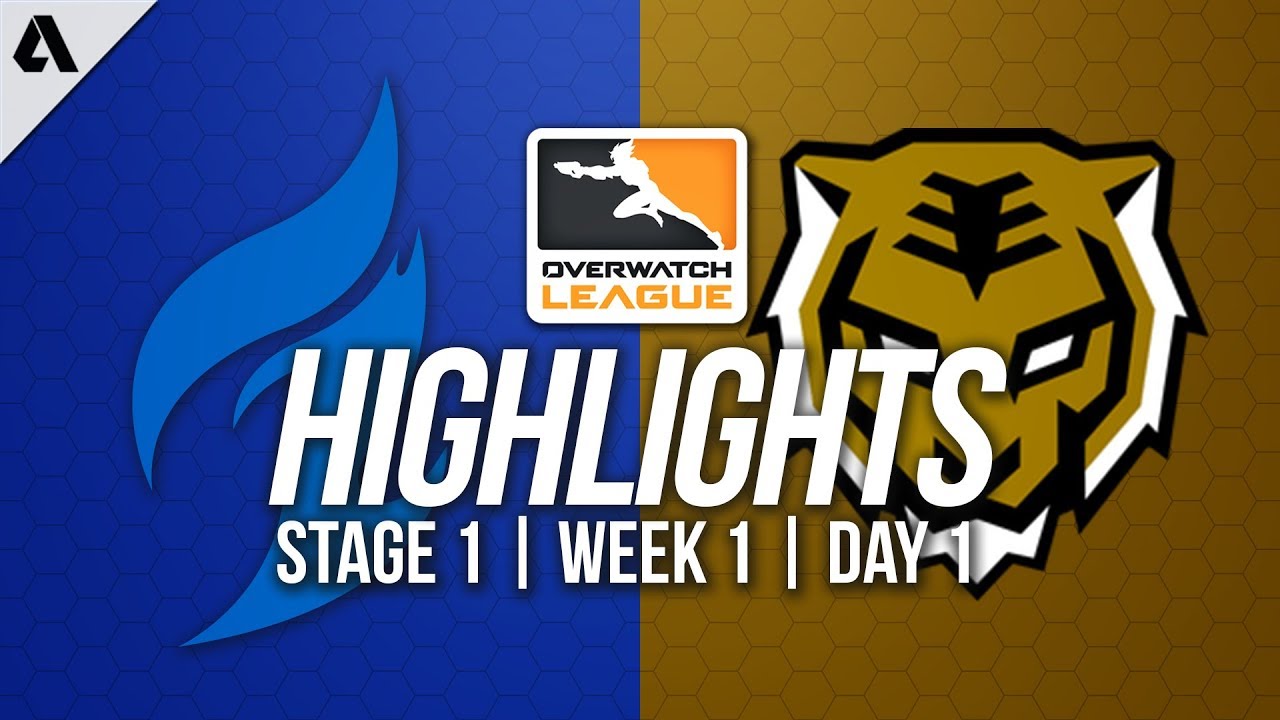Dallas Fuel vs Seoul Dynasty | Overwatch League Highlights OWL Stage 1 Week 1 Day 1