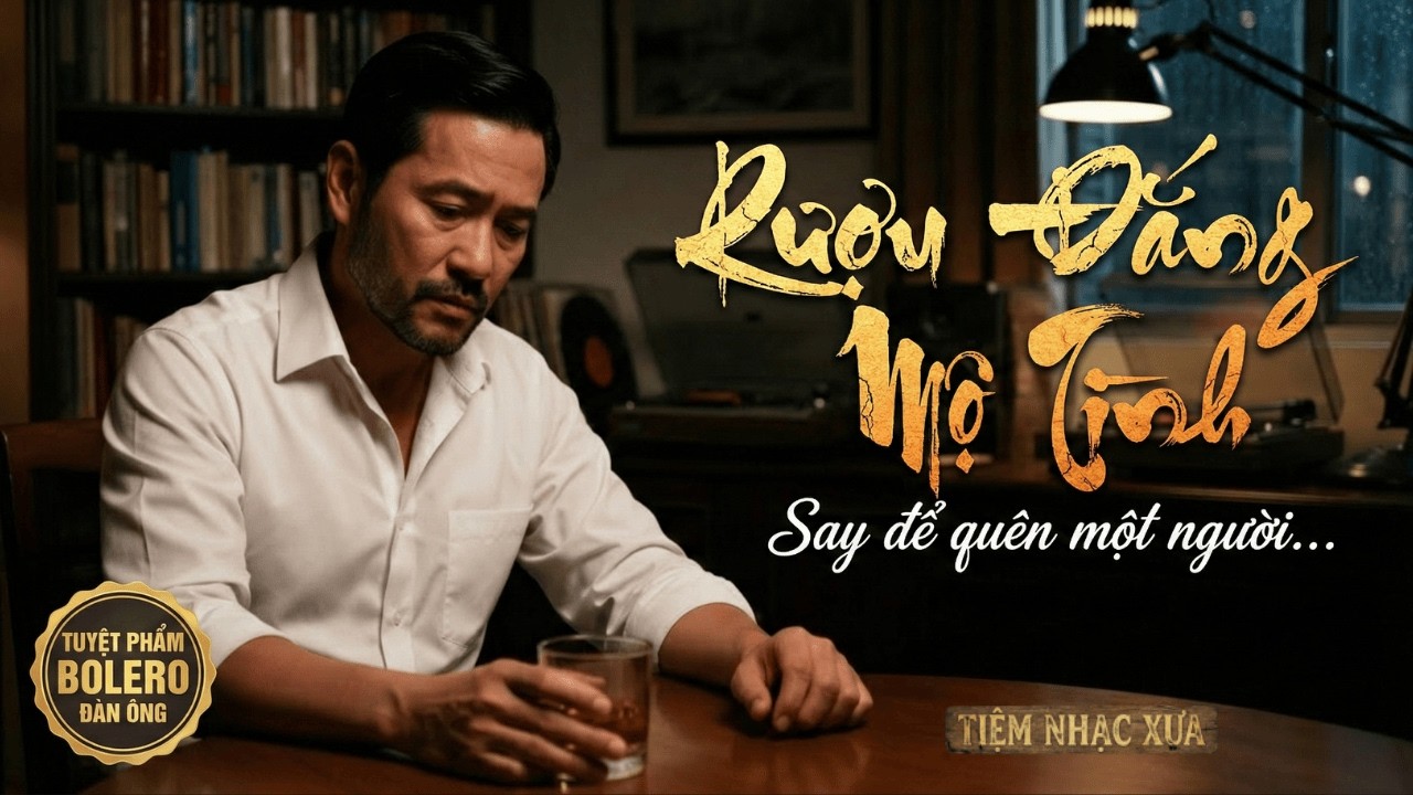Hay Bằng Đắp Mộ Cuộc Tình: RƯỢU ĐẮNG MỘ TÌNH - Bản Bolero 