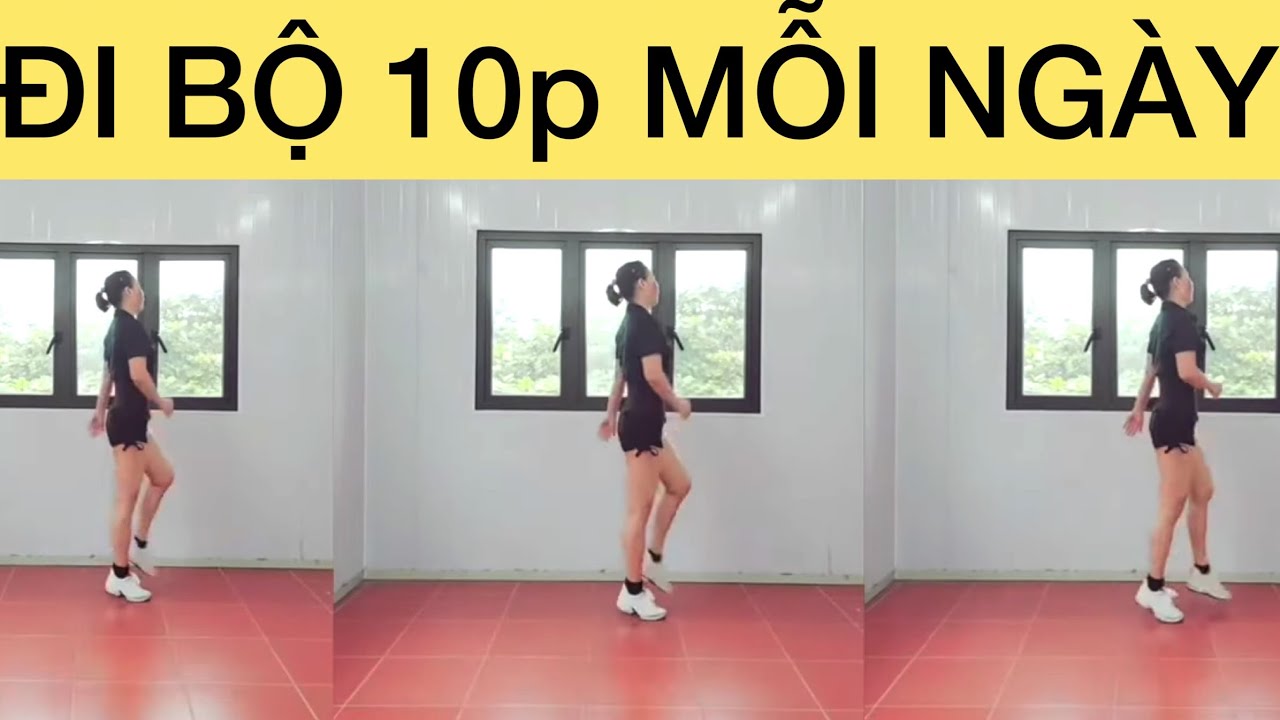 Rèn Luyện Đôi Chân Và Đốt Mỡ Bằng 10ph Đi Bộ#runningman #shuffledance