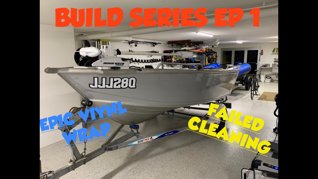 Quintrex 420 Renegade Build Series | EP 1| EPIC VINYL WRAP!