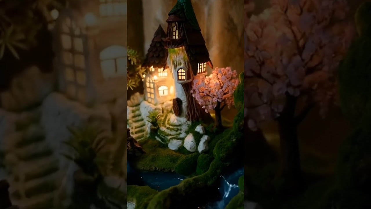 Creating an Ultra-Realistic Miniature Waterfall Diorama | Castle DIY Nature🏚️