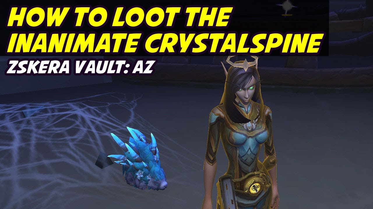 How To Collect Kobaldt from the Inanimate Crystalspine - Zskera Vault: Az