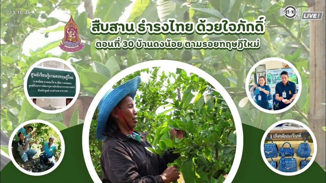 สืบสานธำรงไทย ด้วยใจภักดิ์ : บ้านดงน้อย ตามรอยทฤษฎีใหม่