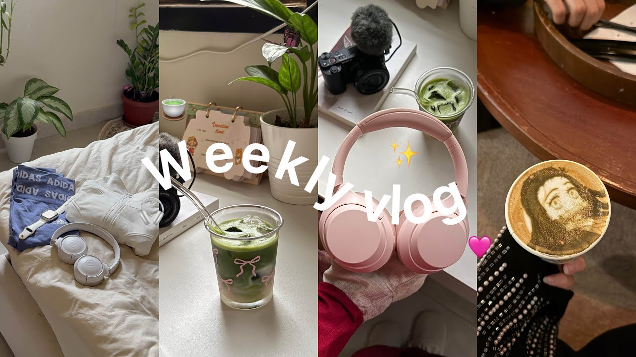 Weekly vlog : فلوق اسبوعي ، ايام حلوه ، سكين كير، الجيم🧘🏻‍♀️💅🏻🩷