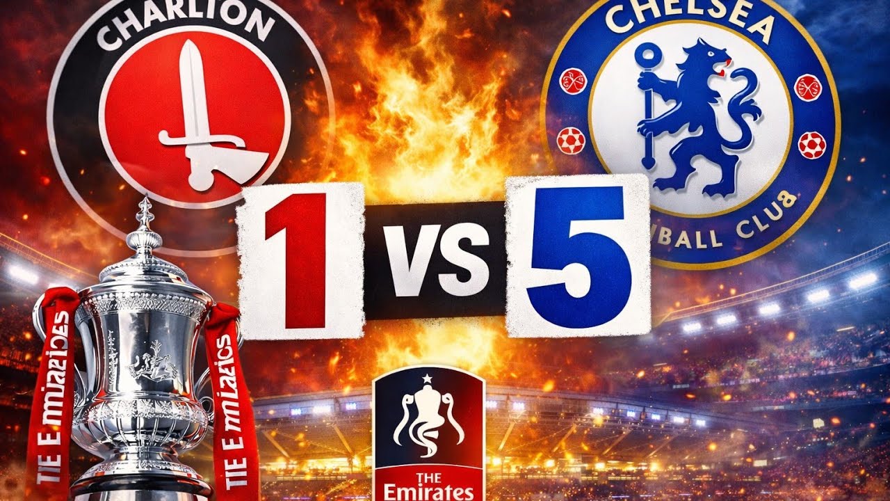 Too strong, Too sharp! Chelsea Overpower Charlton Athletic