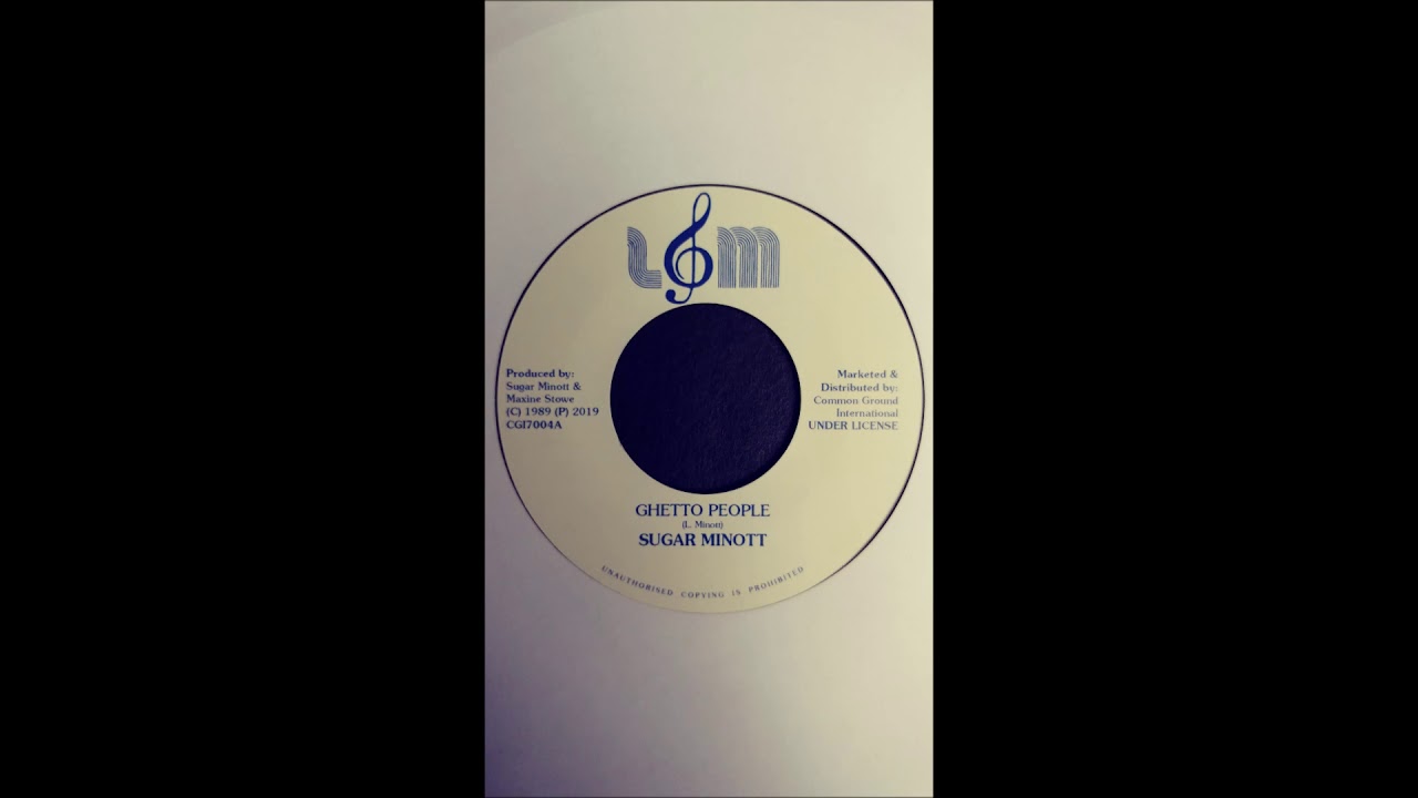 Sugar Minott - Ghetto People / Version