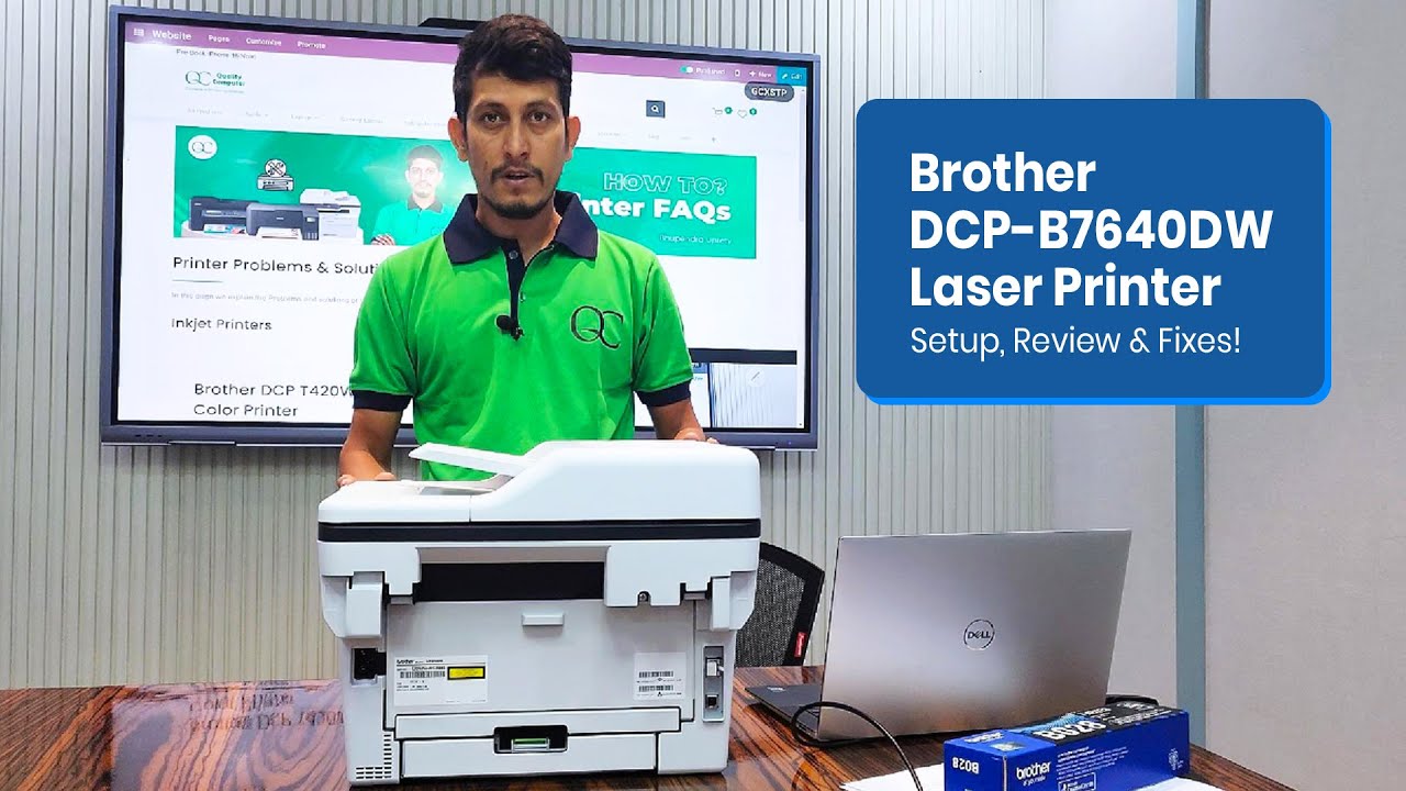 Brother DCP-B7640DW Laser Printer Full Review | Driver Install, Paper Jam Fix, Email Print & More