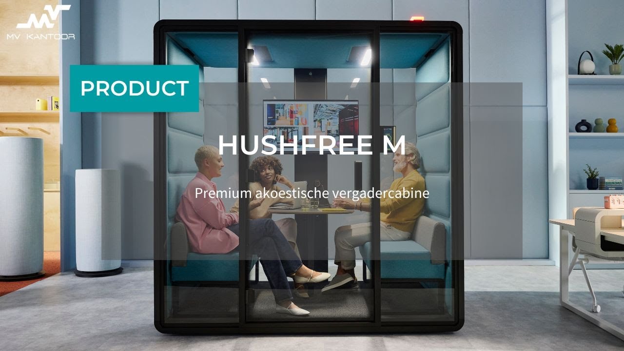HushOffice HushFree M - Premium akoestische vergadercabine