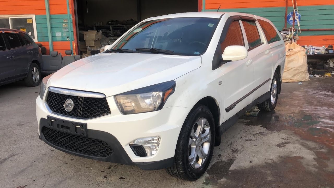 2012 SSANGYONG KORANDO SPORTS CP122298 (FOB $6,300 USD)-A/T+DIESEL+L.SEATS+NAVIGATOR+CAMERA+4WD