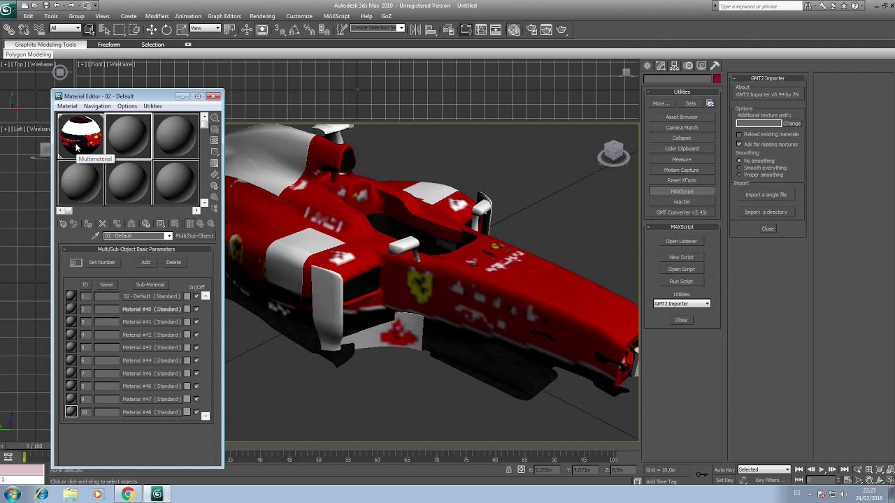 01 - RFACTOR 3DMAX importar/exportar