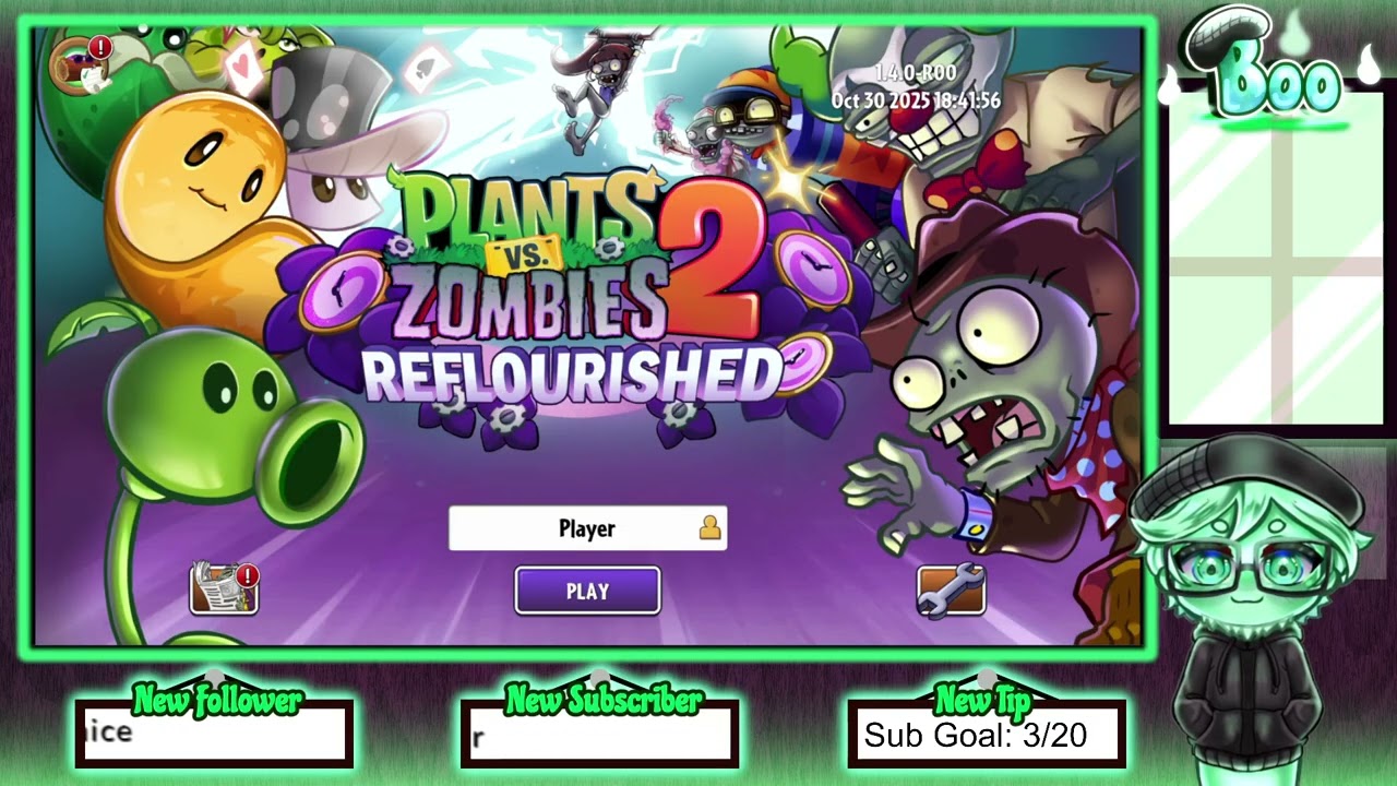 [VOD DATED 10/30/2025] Plants VS Zombies 2 Reflourished: Caliginous Carnival Act 2!