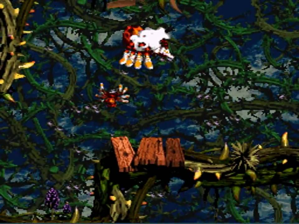 Donkey Kong Country 2 102% Walkthrough : Krazy Kremland - Bramble Scramble