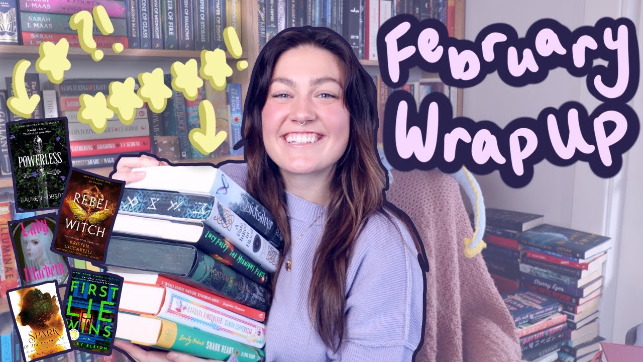 February Reading Wrap Up💖☁️💫 12 books, 1-6 star reads! (and a DNF)👀